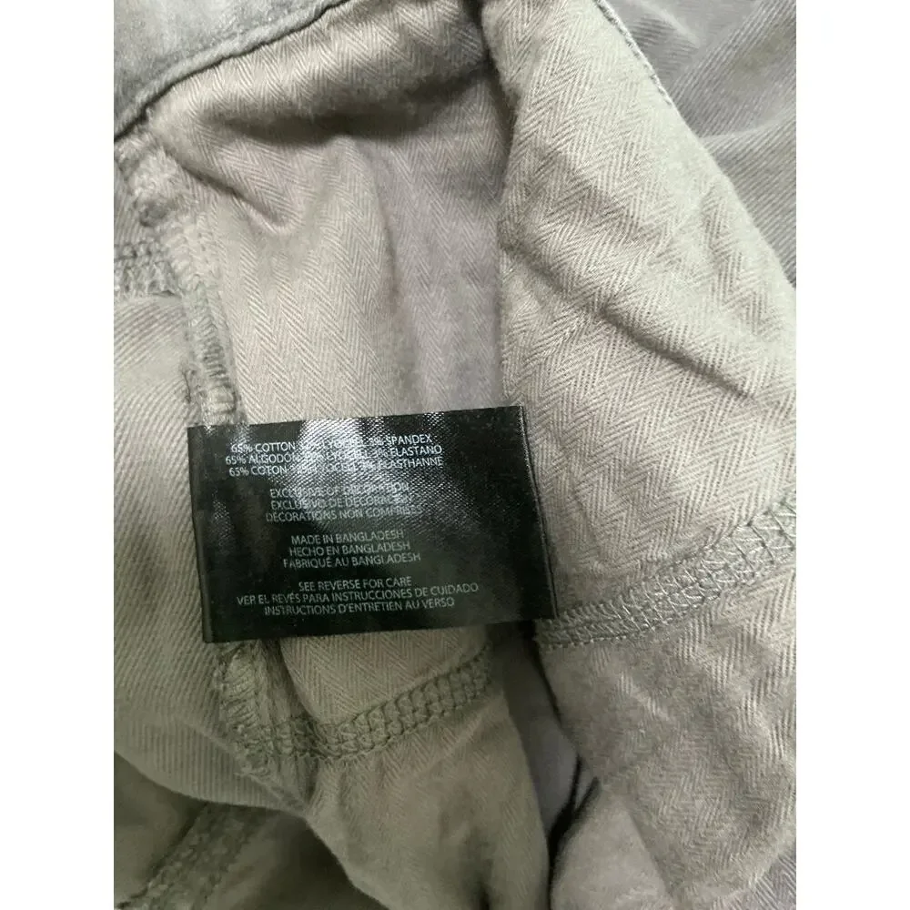 NWOT Banana Republic Gray 5-Pocket Twill Stretch Chino Pants Men's Size 36x34